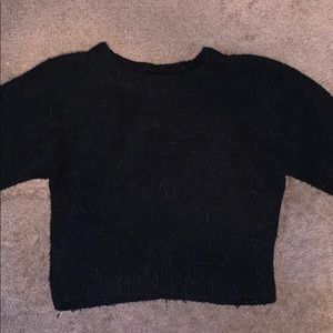 Boat necked VS sweater.